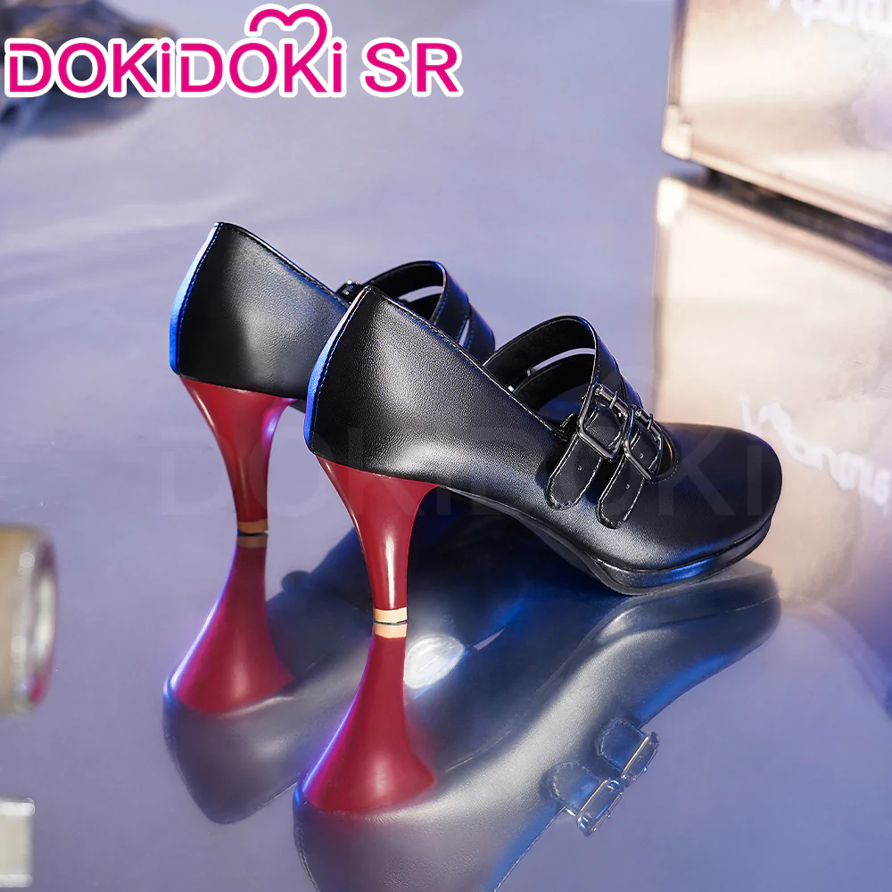 【Costume Ready For Ship】DokiDoki-SR Game Zenless Zone Zero Cosplay Ellen Joe Costume / Shoes Victoria Housekeeping Co. Shark Girl Maid - Image 9