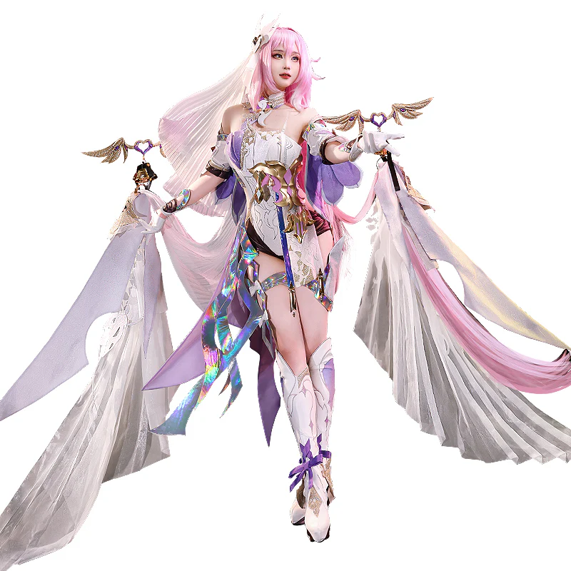 【Ready For Ship】DokiDoki-SSR Game Honkai Impact 3rd Cosplay Elysia Herrscher of Human Ego Costume - Image 5