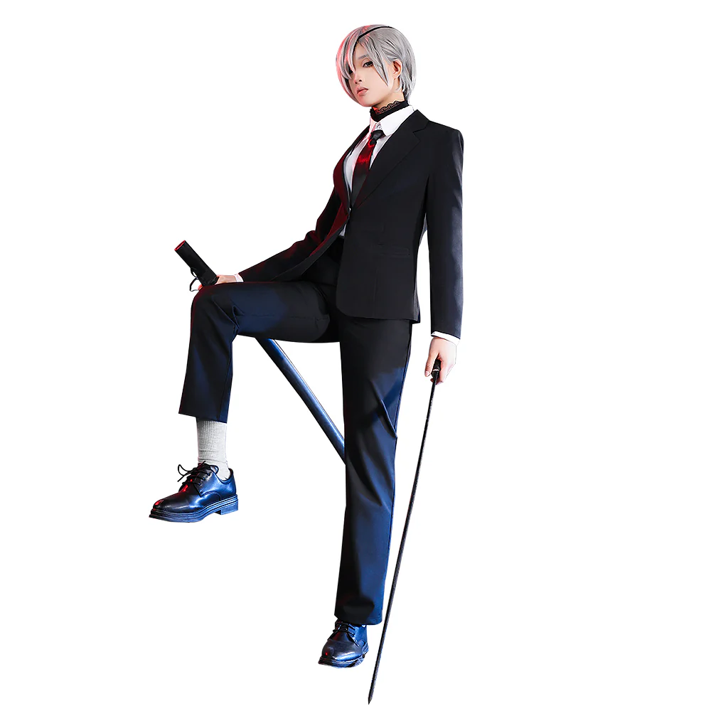 【Partially Ready For Ship】【Size S-2XL】DokiDoki-SR Manga Anime Cosplay Black Suit Costume - Image 5
