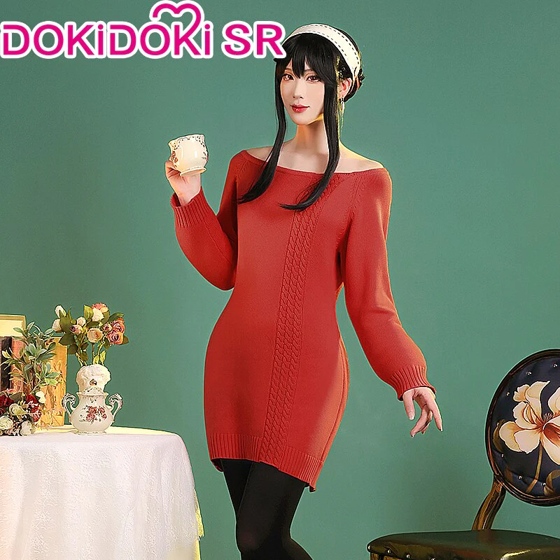 【Partially Ready For Ship】DokiDoki-SR Manga Cosplay Anime Women Casual Wear Red
