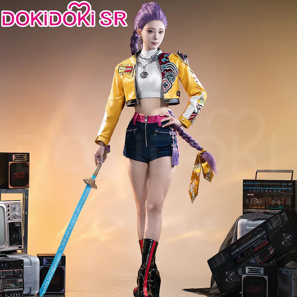 【Partial Ready For Ship】【Size XS-3XL】【Last Batch】DokiDoki-SR Movie Anime KPOP KILLER Cosplay Costume YELLOW SERIES - Image 2