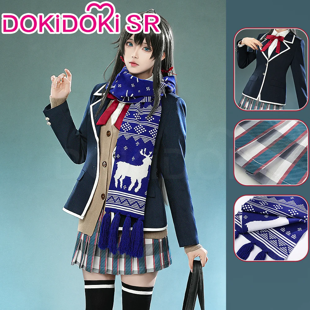 【Ready For Ship】【Last Batch】DokiDoki-SR My Teen Romantic Comedy SNAFU Cosplay Yukinoshita Yukino Costume My Youth Romantic Comedy Is Wrong, As I Expected