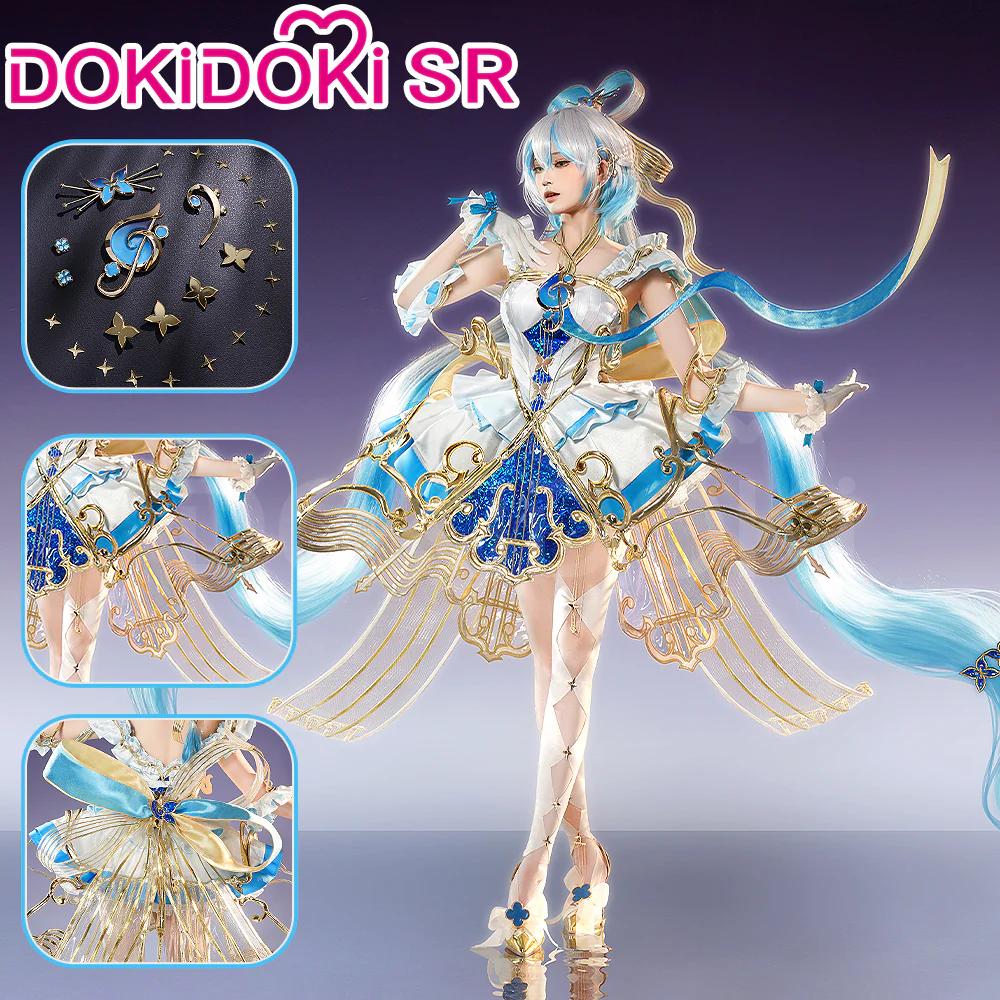 DokiDoki-SR VSINGER Cosplay Luo Tianyi Costume Light Me Up 2025 Luotianyi Infinite Resonance · Flowing Light Concerto Holographic Tour Concert