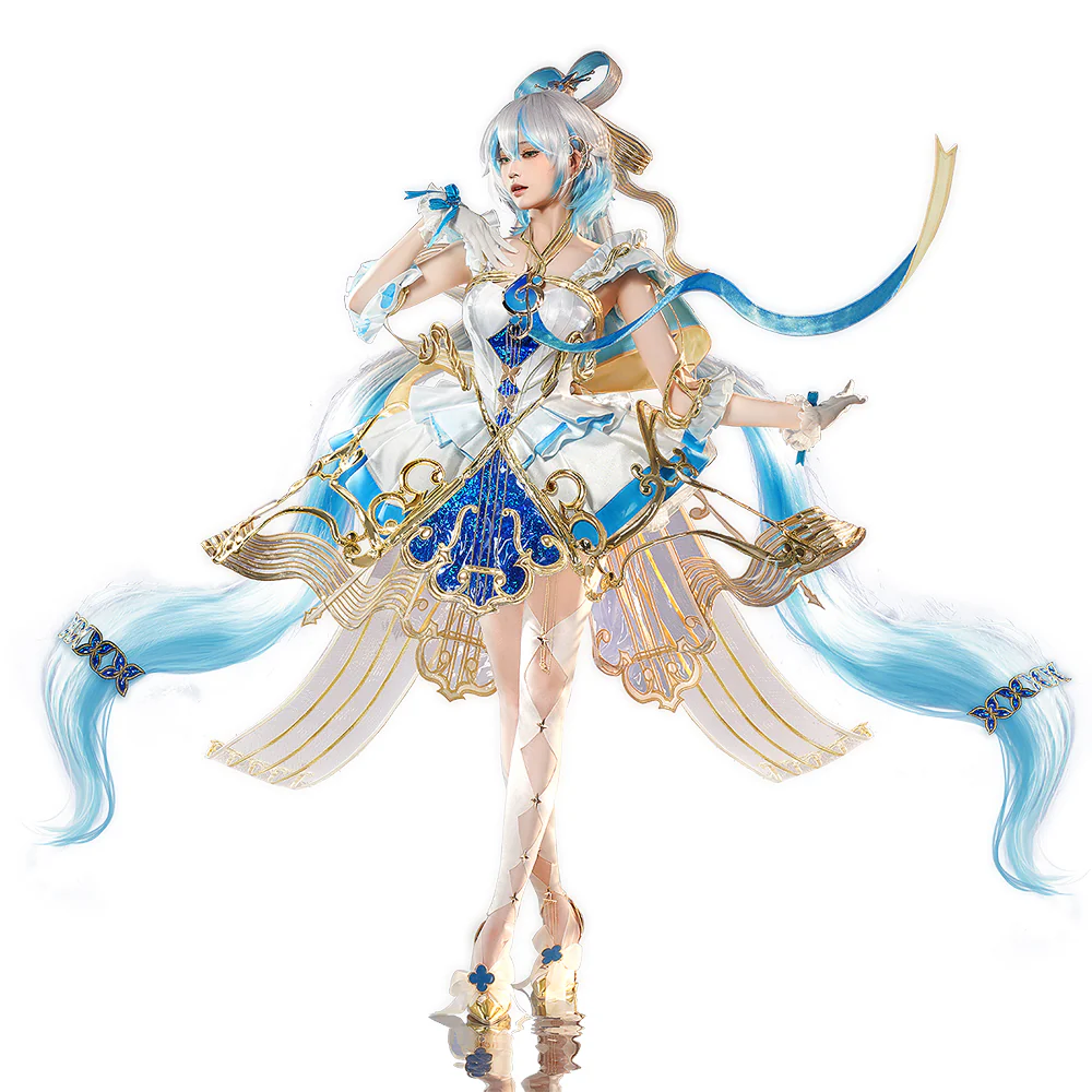 DokiDoki-SR VSINGER Cosplay Luo Tianyi Costume Light Me Up 2025 Luotianyi Infinite Resonance · Flowing Light Concerto Holographic Tour Concert - Image 5