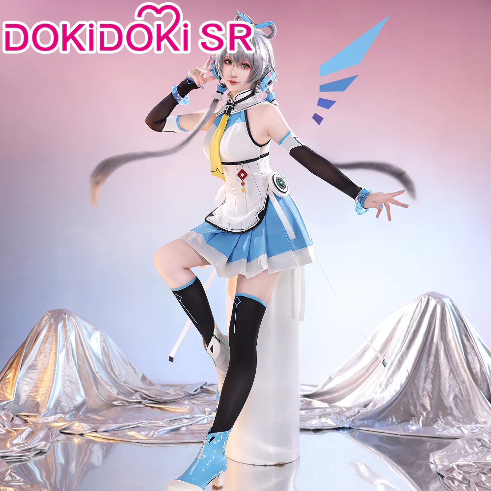 DokiDoki-SR VSINGER Cosplay Luo Tianyi Costume V4 Official Suit Luotianyi - Image 4