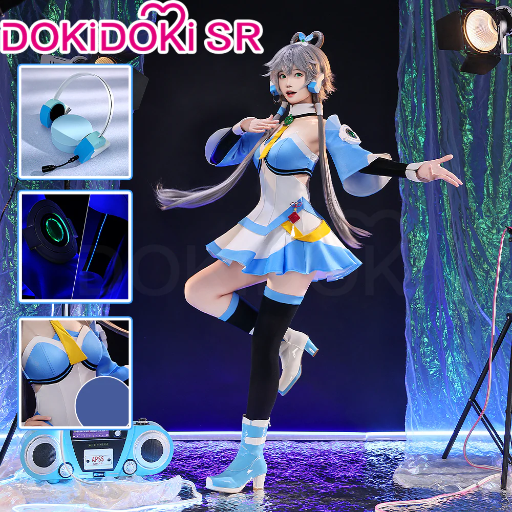 DokiDoki-SR VSINGER Cosplay Luo Tianyi Costume V3 Official Suit Luotianyi