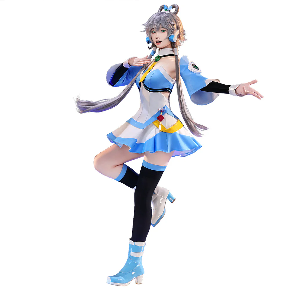 DokiDoki-SR VSINGER Cosplay Luo Tianyi Costume V3 Official Suit Luotianyi - Image 9