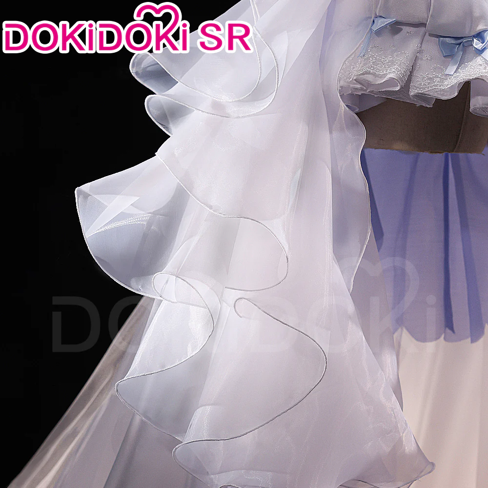 DokiDoki-SR VSINGER Cosplay Luo Tianyi Costume Wedding Dress luotianyi - Image 4