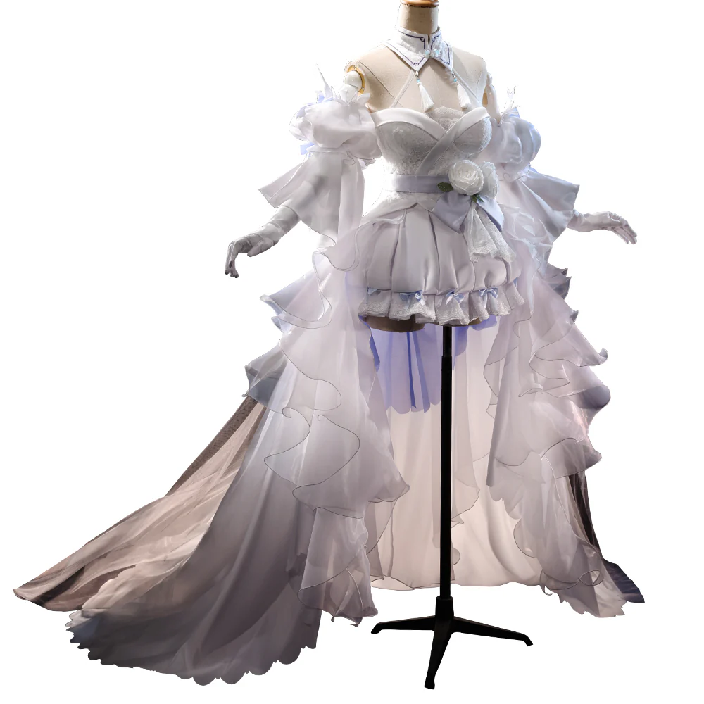DokiDoki-SR VSINGER Cosplay Luo Tianyi Costume Wedding Dress luotianyi - Image 6