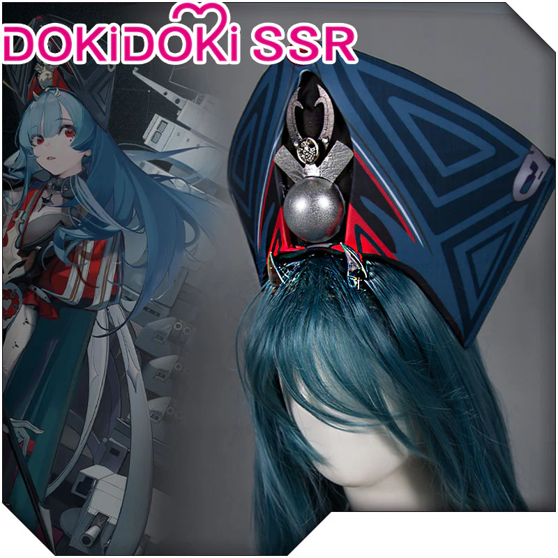 DokiDoki-SSR Game Azur Lane Impact RN Marco Polo Cosplay Costume/Crown/Shoes - Image 3