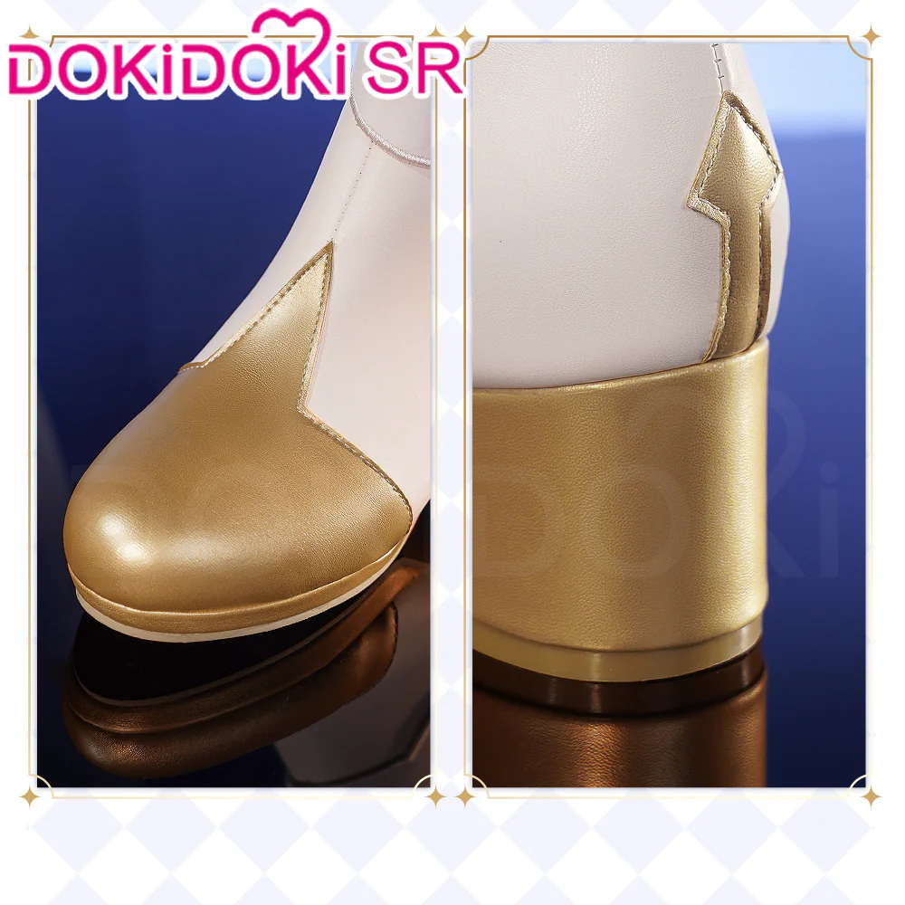 【Partially Ready For Ship】【7 Diffrent Lights】DokiDoki-SSR Game Genshin Impact Traveler Lumine Cosplay Costume Ying /Shoes - Image 10