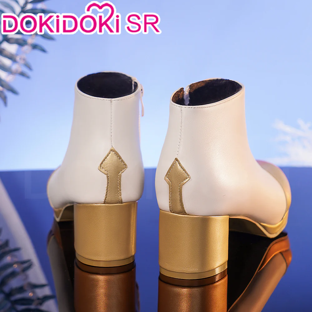 【Partially Ready For Ship】【7 Diffrent Lights】DokiDoki-SSR Game Genshin Impact Traveler Lumine Cosplay Costume Ying /Shoes - Image 11