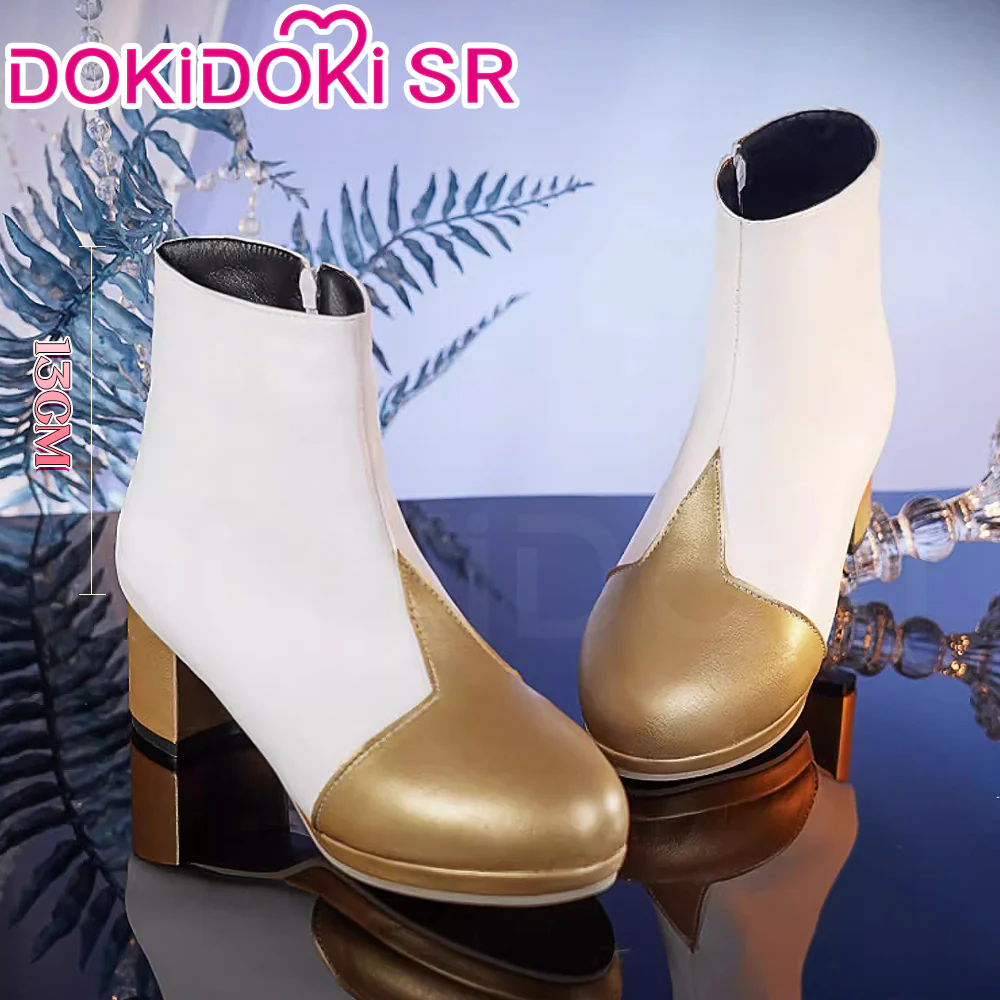 【Partially Ready For Ship】【7 Diffrent Lights】DokiDoki-SSR Game Genshin Impact Traveler Lumine Cosplay Costume Ying /Shoes - Image 18