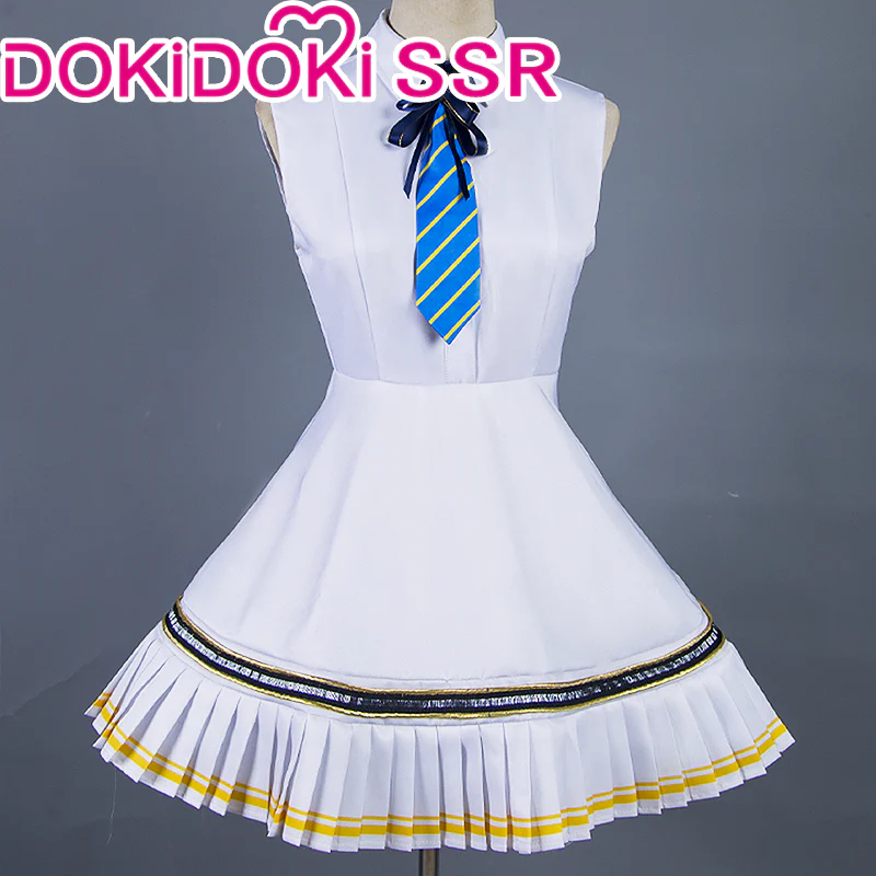 DokiDoki-SSR Game Cosplay Purple Dress Costume - Image 4