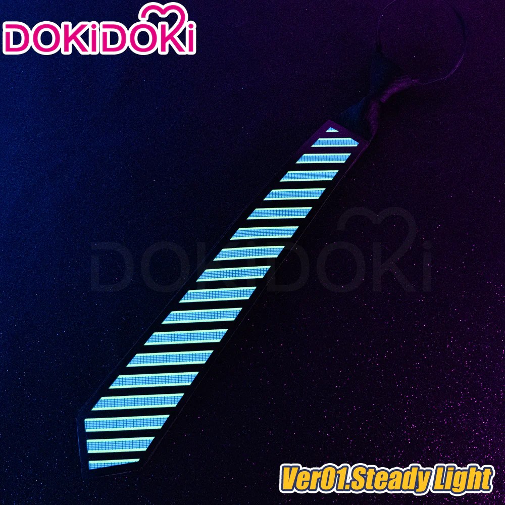【In Stock】DokiDoki Tie LED Technological Sense Dance Party Performance Decoration