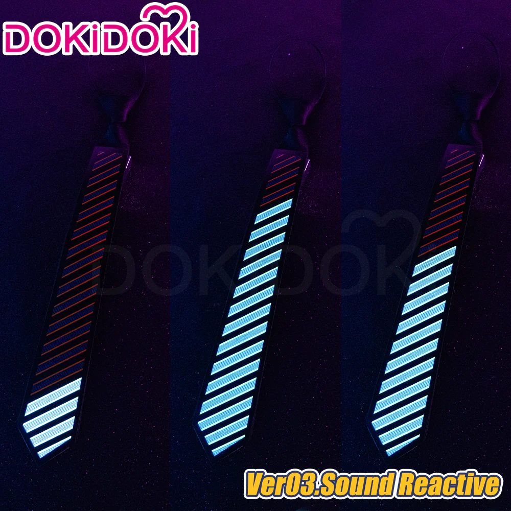 【In Stock】DokiDoki Tie LED Technological Sense Dance Party Performance Decoration - Image 3