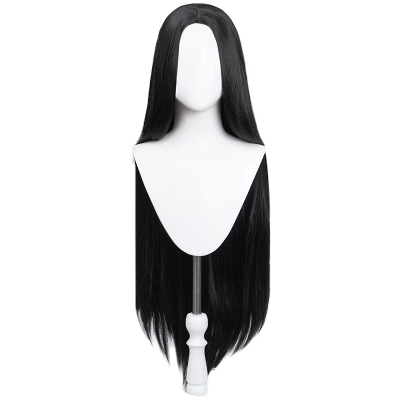 【Ready For Ship】DokiDoki TV Cosplay Wig Long Straight Black Hair - Image 5