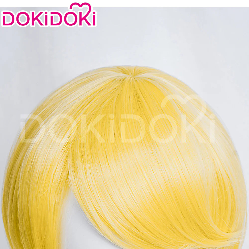【Ready For Ship】DokiDoki VSINGER Cosplay Kagamine Rin Cosplay Wig Short Yellow Hair - Image 4