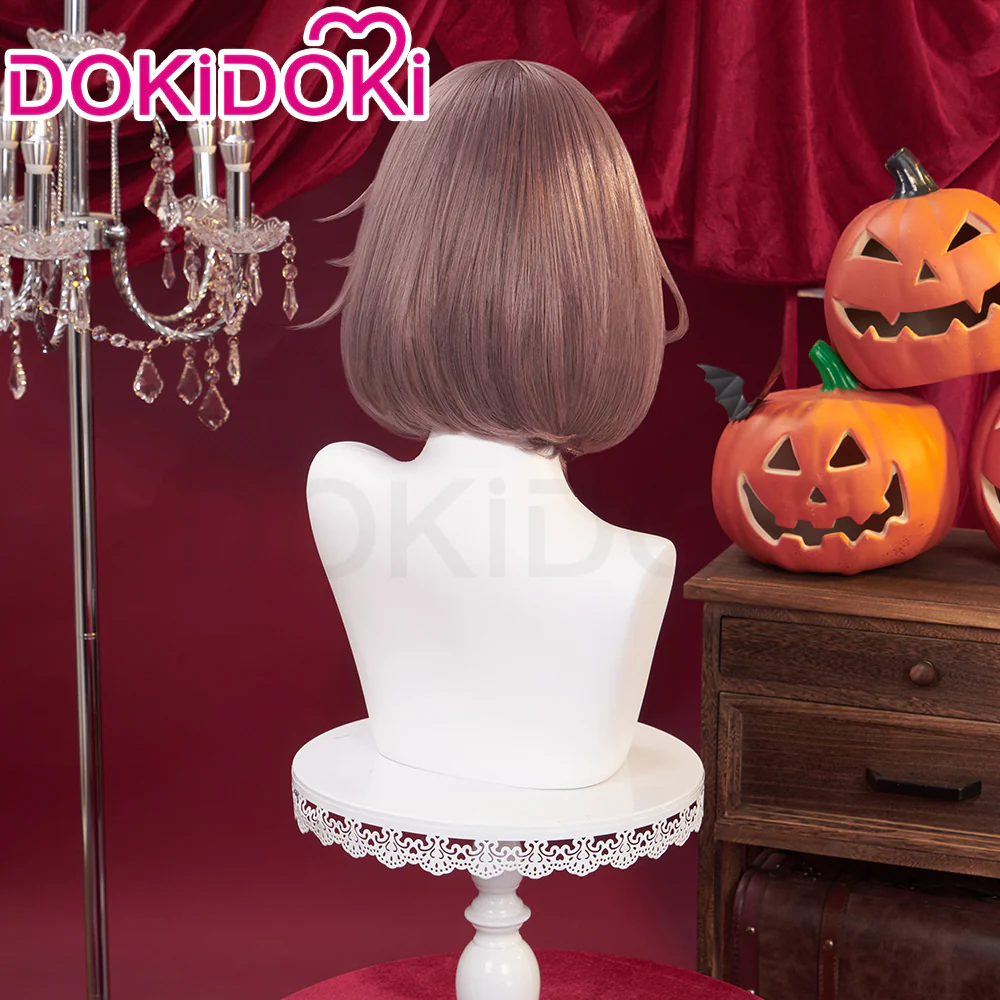 【Ready For Ship】DokiDoki Rascal the Raccoon Cosplay Wig Short Straight Brown Halloween - Image 3