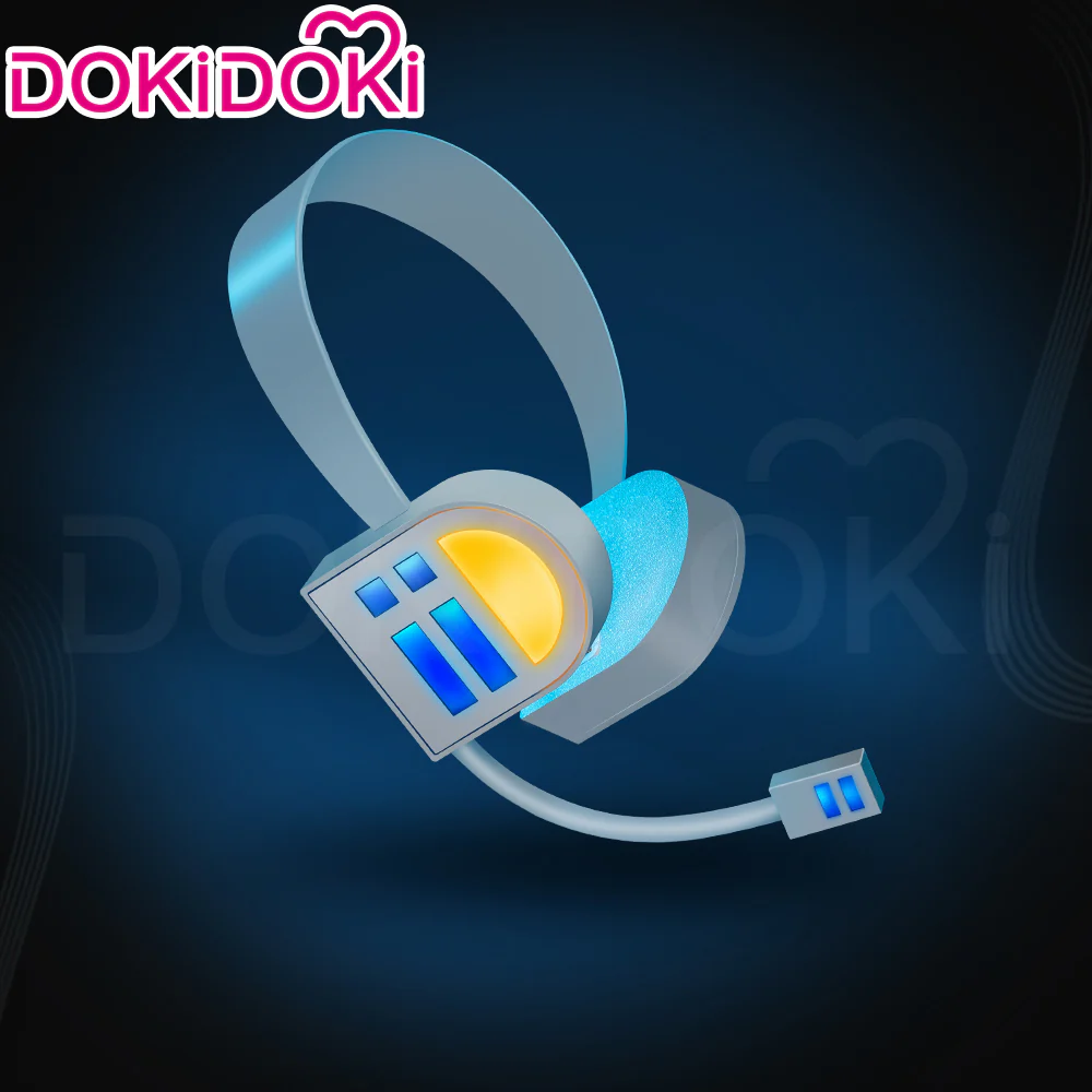 DokiDoki VSINGER Cosplay Kagamine Rinn White Headphone