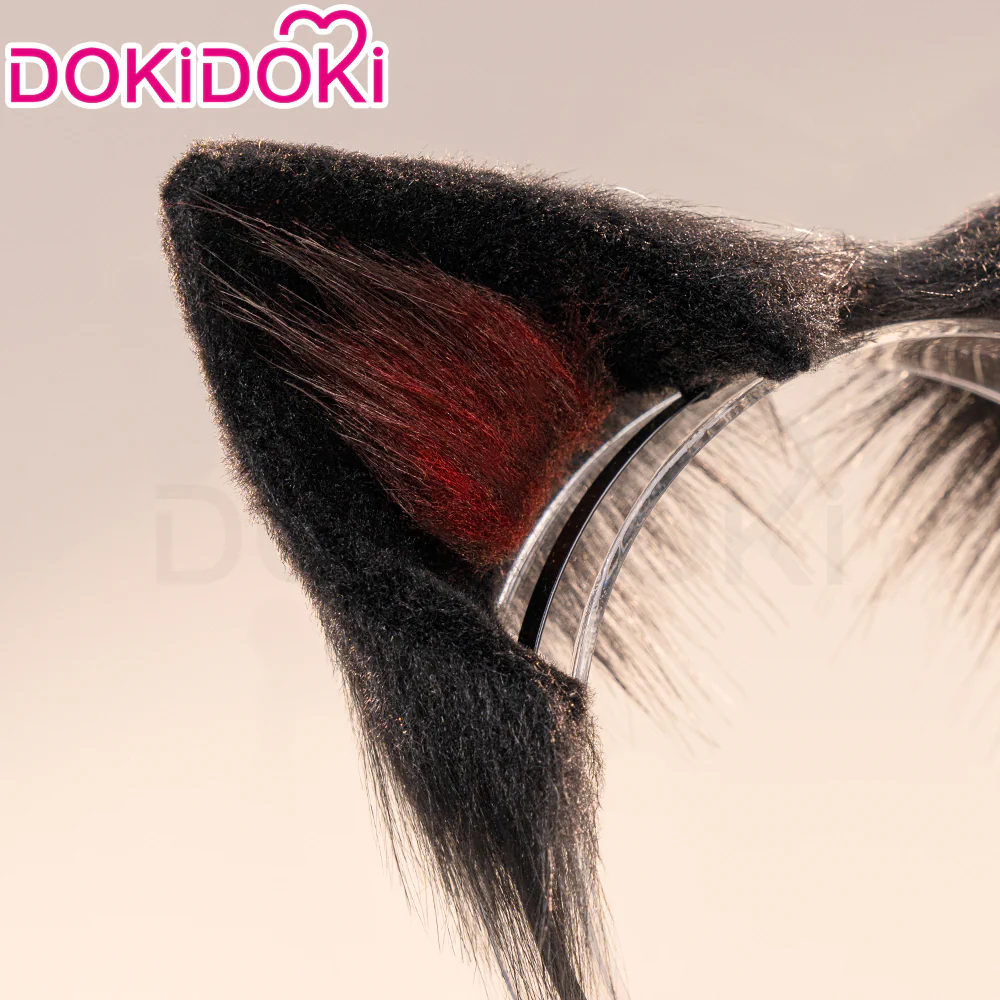 【Partially Ready For Ship】【Small Area Front Lace】DokiDoki Game Light and Night Cosplay Zayne / Osborn Wig / Glasses / Ears Short Straight Black Hair Xiao Yi Mullet Silent Radiance - Image 22