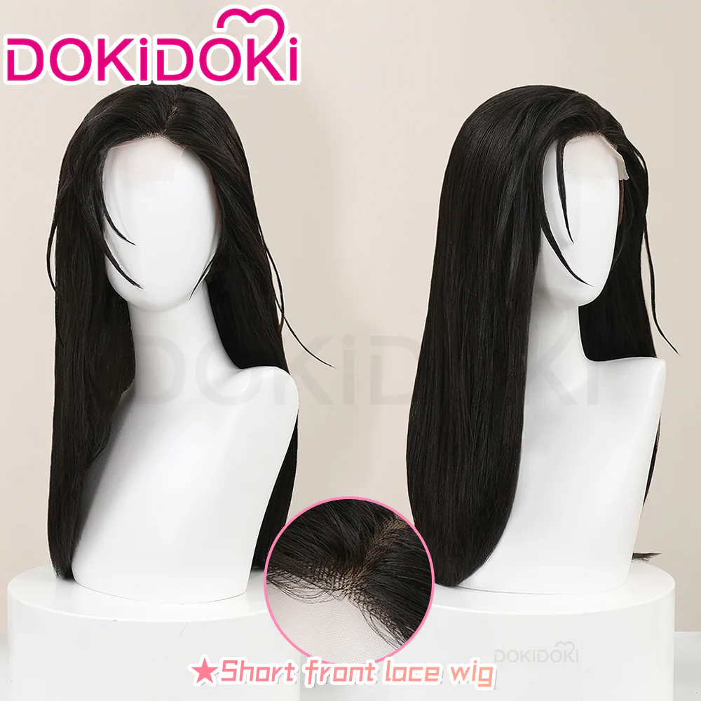 【Front Lace】DokiDoki Manga Low Tide In Twilight Cosplay Yeo Wonyoung Wig Long Black Hair