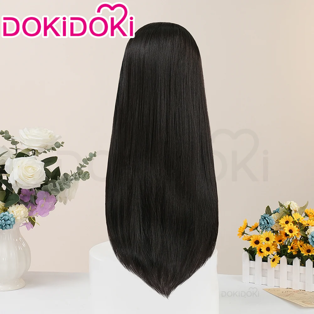【Front Lace】DokiDoki Manga Low Tide In Twilight Cosplay Yeo Wonyoung Wig Long Black Hair - Image 3