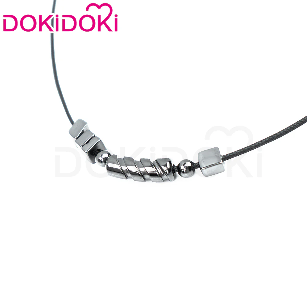 【Ready For Ship】【Front Lace】DokiDoki Game Love and Deepspace Cosplay Sylus Wig / Glasses / Necklace / Brooch / Ear / Tail Men Short Sliver Mullet Defiant Spirit - Image 21