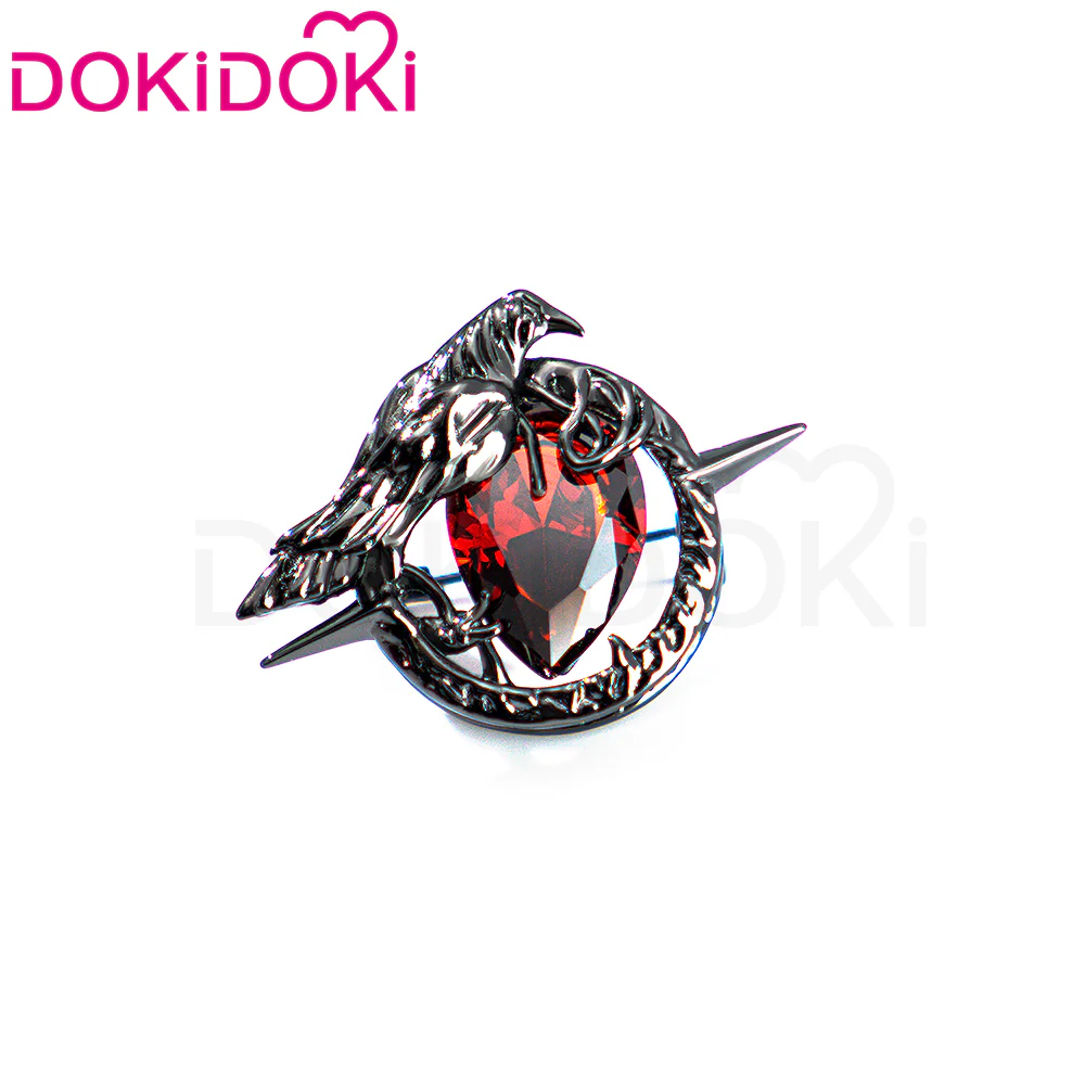 【Ready For Ship】【Front Lace】DokiDoki Game Love and Deepspace Cosplay Sylus Wig / Glasses / Necklace / Brooch / Ear / Tail Men Short Sliver Mullet Defiant Spirit - Image 23