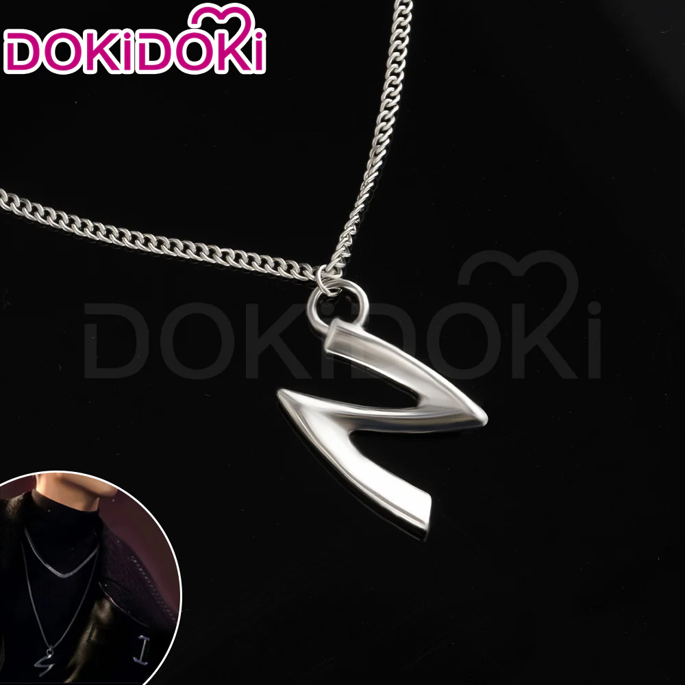 【Ready For Ship】【Front Lace】DokiDoki Game Love and Deepspace Cosplay Sylus Wig / Glasses / Necklace / Brooch / Ear / Tail Men Short Sliver Mullet Defiant Spirit - Image 29