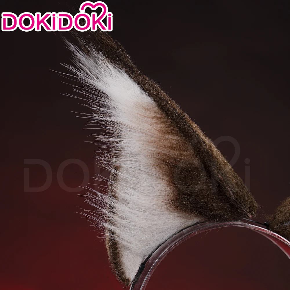 【Ready For Ship】【Front Lace】DokiDoki Game Love and Deepspace Cosplay Sylus Wig / Glasses / Necklace / Brooch / Ear / Tail Men Short Sliver Mullet Defiant Spirit - Image 34