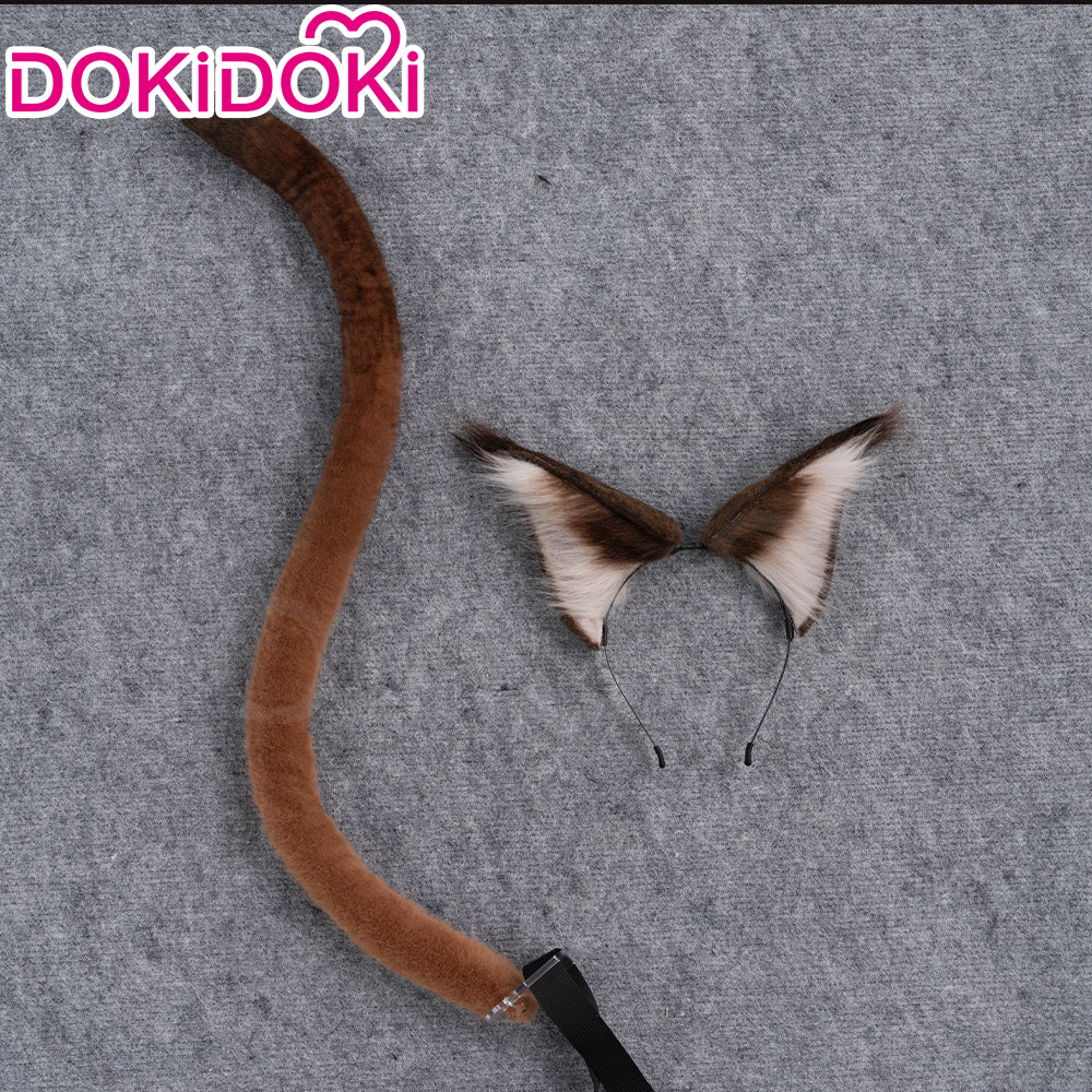 【Ready For Ship】【Front Lace】DokiDoki Game Love and Deepspace Cosplay Sylus Wig / Glasses / Necklace / Brooch / Ear / Tail Men Short Sliver Mullet Defiant Spirit - Image 35