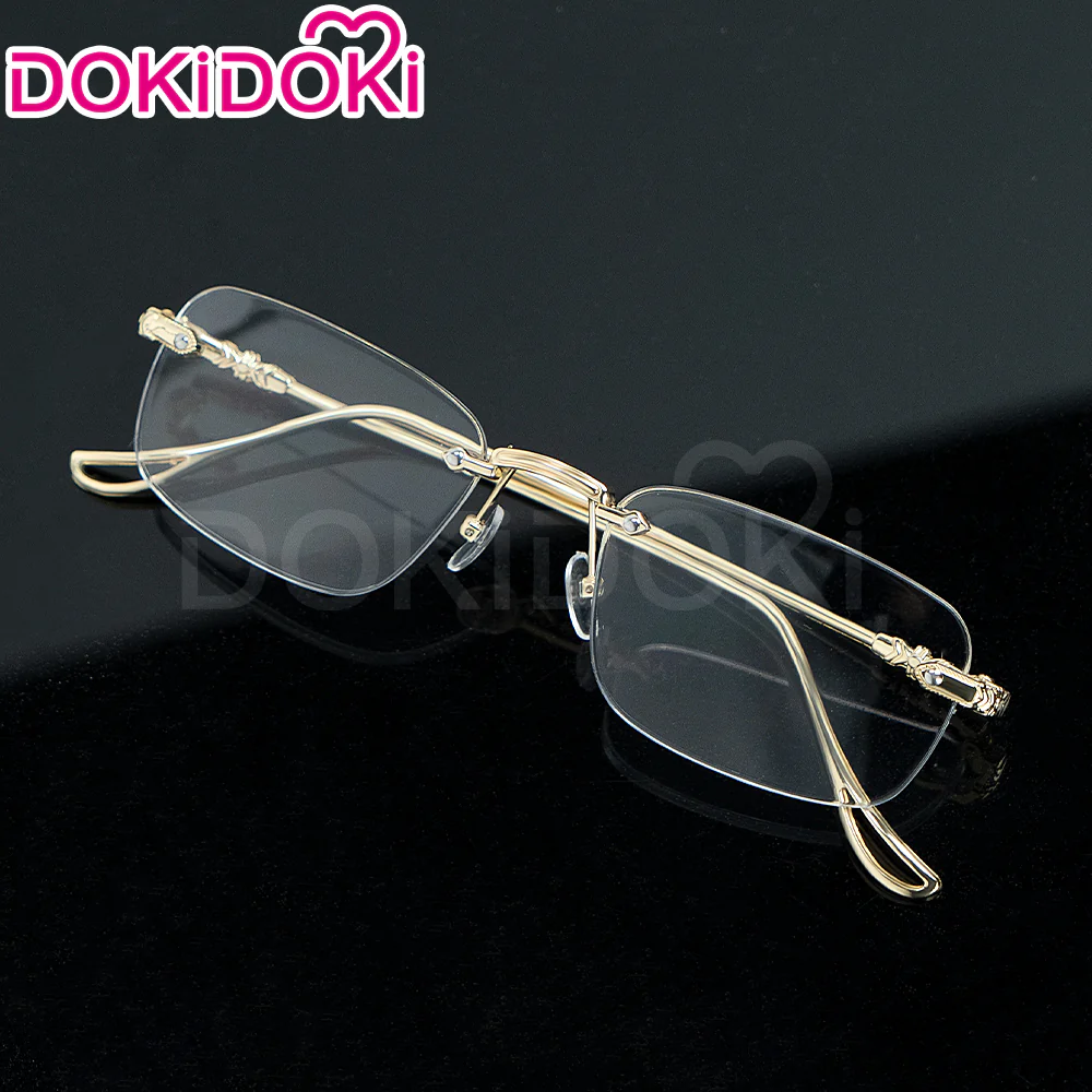 【Ready For Ship】【Front Lace】DokiDoki Game Love and Deepspace Cosplay Sylus Wig / Glasses / Necklace / Brooch / Ear / Tail Men Short Sliver Mullet Defiant Spirit - Image 39