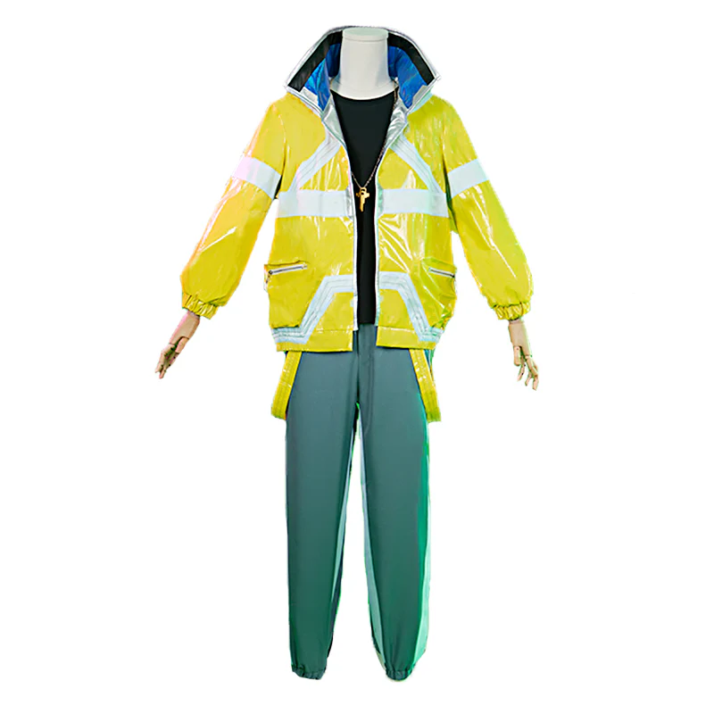 【In Stock】【Size S-2XL】DokiDoki-R Anime Cosplay Costume Yellow Jacket - Image 5