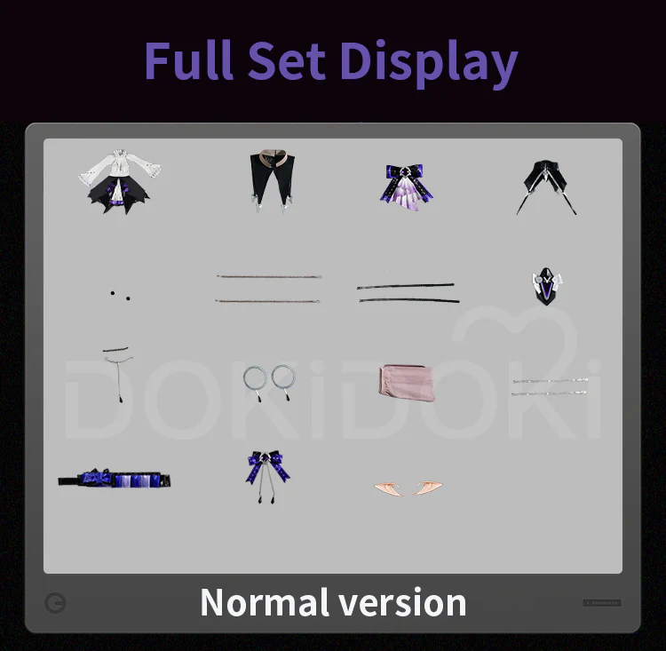 【IN STOCK】【Last Batch】Dokidoki-R Game Zenless Zone Zero Cosplay Vivian Banshee Costume Vampire Girl ZZZ - Image 5