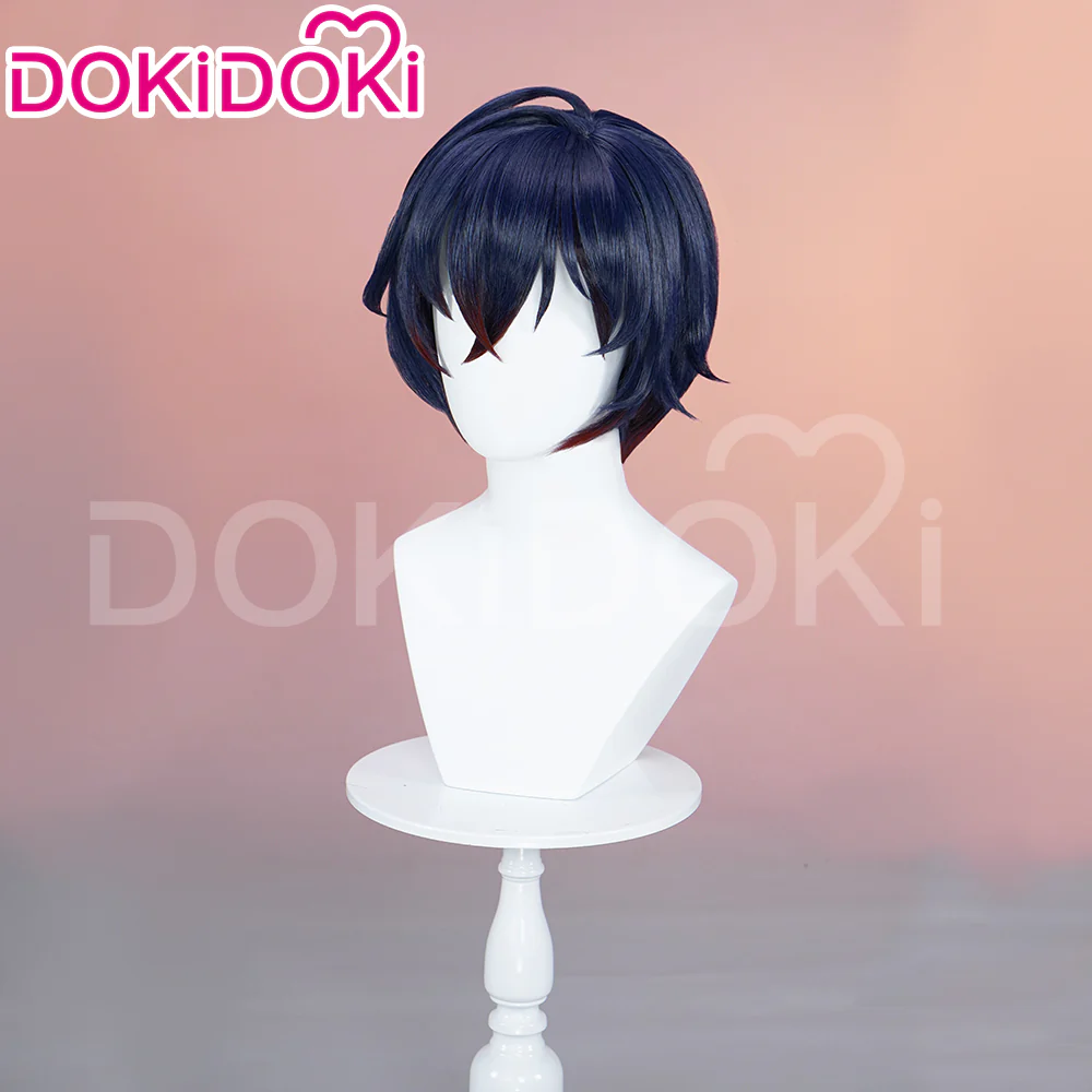 【Ready For Ship】DokiDoki Game Zenless Zone Zero Cosplay Belle Cosplay Wig Short Purple / Hairpin Summer Skies ZZZ - Image 3