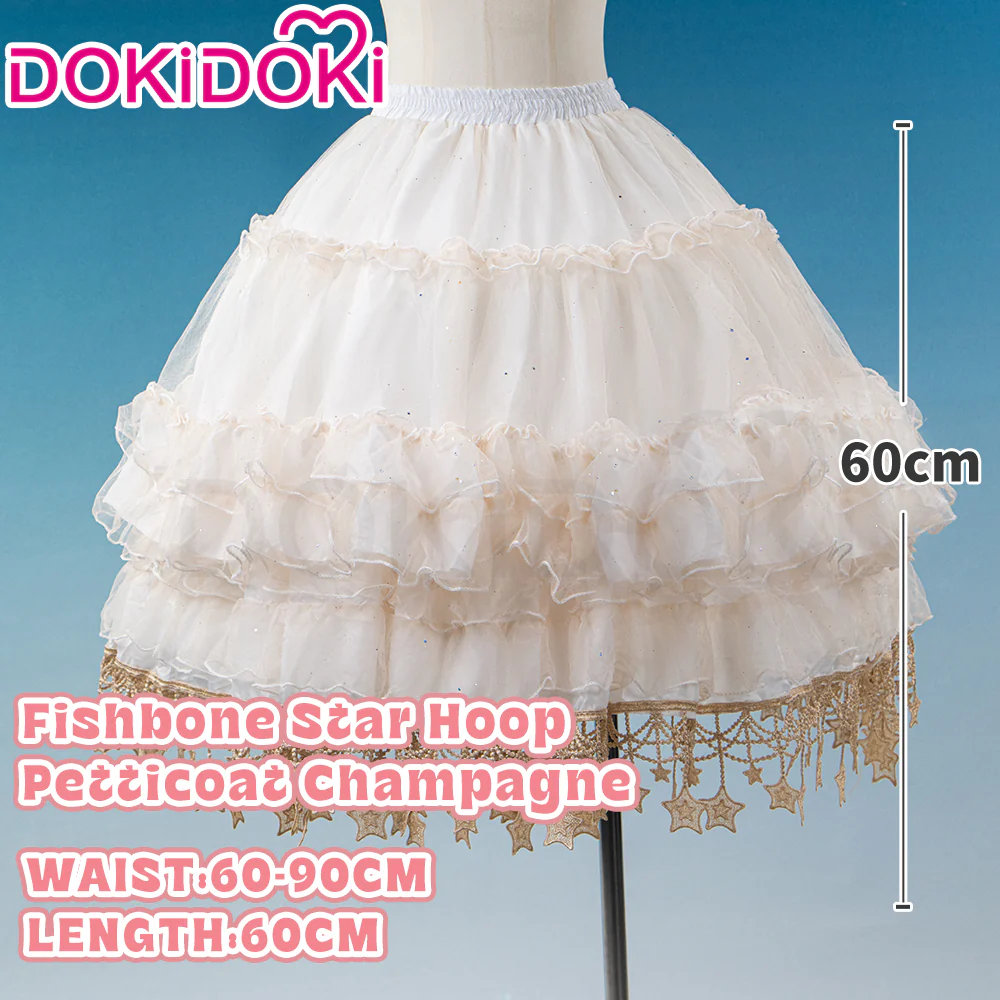 【Hoop Skirt Petticoat】【In Stock】DokiDoki Black / White Bustle Underskirt Cage Hoop Skirt Petticoat Disc Hoop Skirt Petticoat Extra Large Wedding Hoop Cosplay Lolita Dress - Image 14
