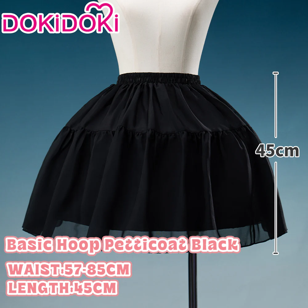 【Hoop Skirt Petticoat】【In Stock】DokiDoki Black / White Bustle Underskirt Cage Hoop Skirt Petticoat Disc Hoop Skirt Petticoat Extra Large Wedding Hoop Cosplay Lolita Dress - Image 31