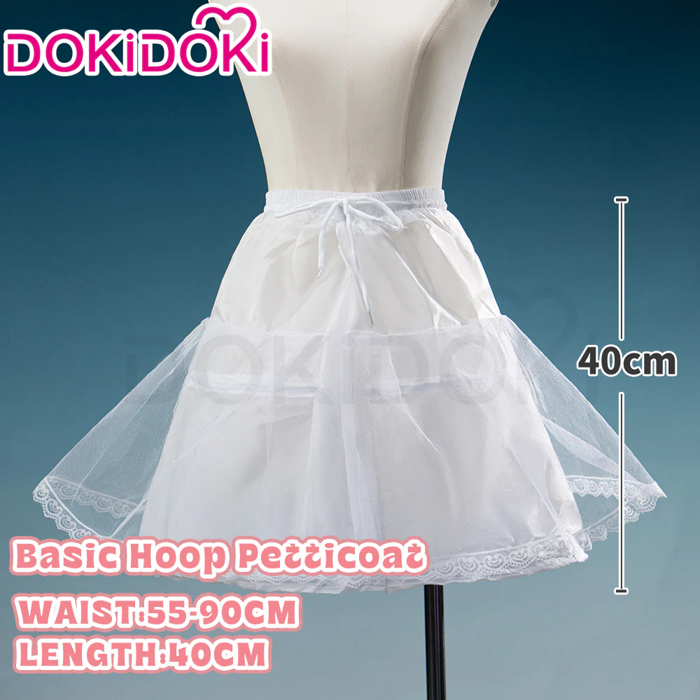 【Hoop Skirt Petticoat】【In Stock】DokiDoki Black / White Bustle Underskirt Cage Hoop Skirt Petticoat Disc Hoop Skirt Petticoat Extra Large Wedding Hoop Cosplay Lolita Dress - Image 6