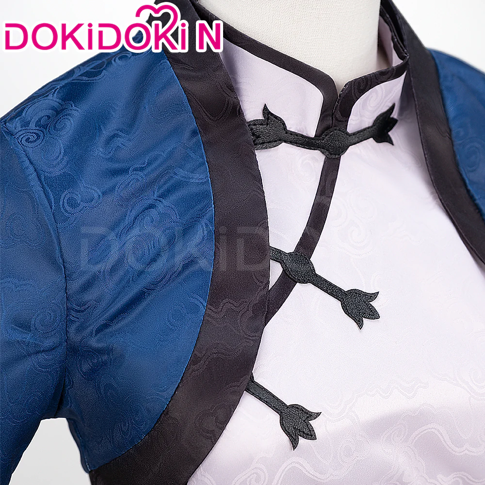 【In Sock】【Size XS-3XL】DokiDoki-N Anime Black Butler Cosplay Ran mao Costume Cheongsam Ranmao - Image 4