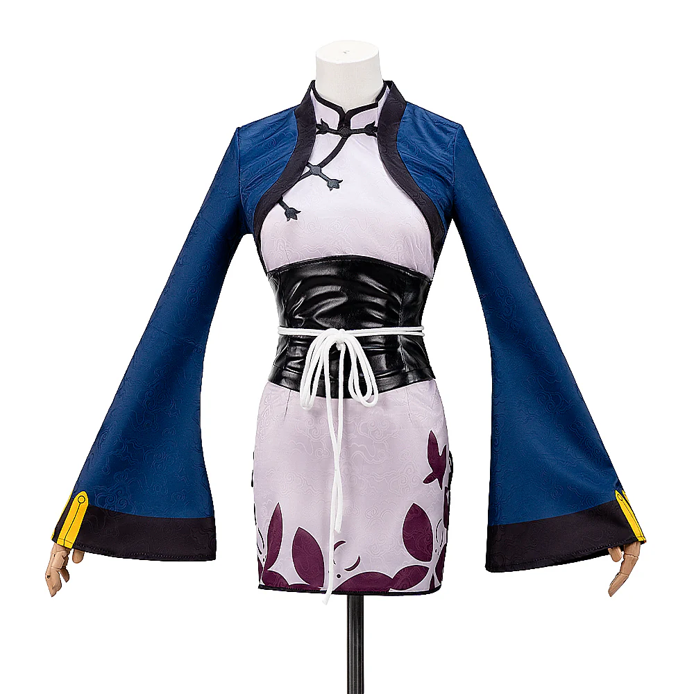 【In Sock】【Size XS-3XL】DokiDoki-N Anime Black Butler Cosplay Ran mao Costume Cheongsam Ranmao - Image 5