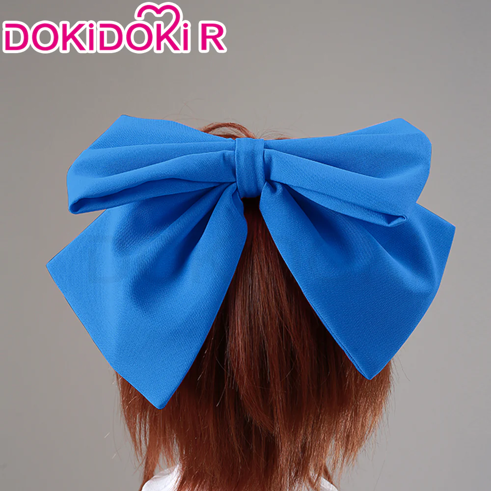 【In Stock】【Size XS-2XL】DokiDoki-R Anime Card Captor Sakura Cosplay Kinomoto Sakura Alice Costume White Blue Dress / Bow Accessory - Image 6