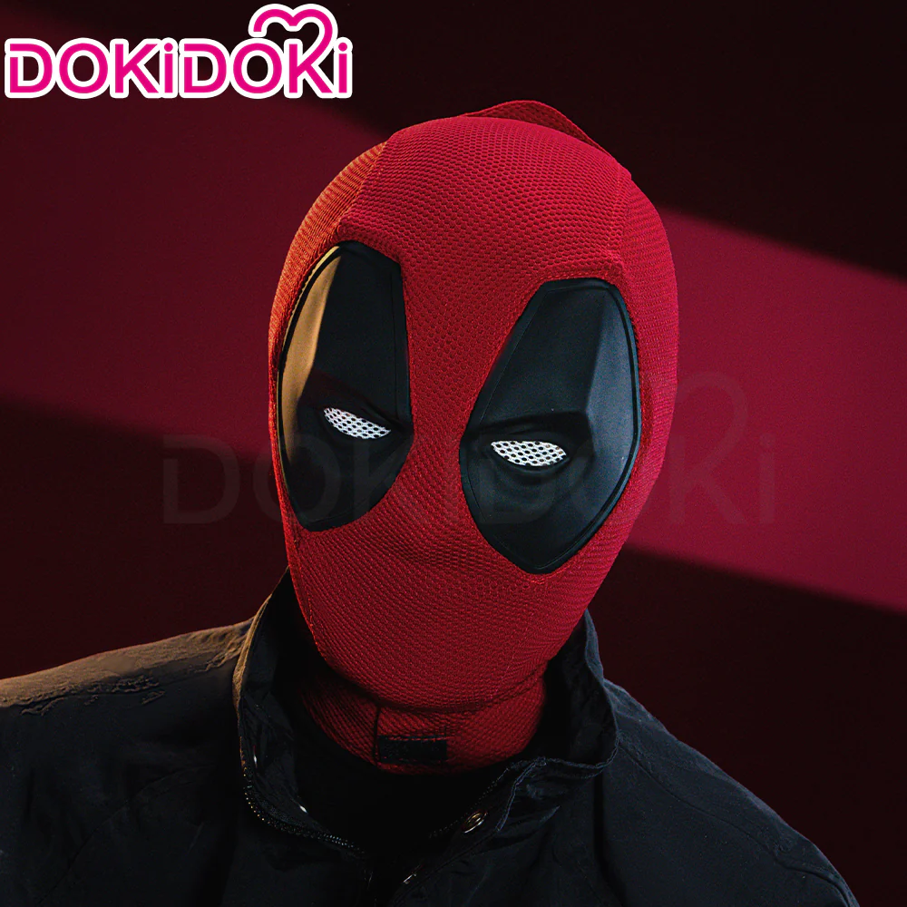 【In Stock】DokiDoki Anime Cosplay Black Red Man Mask