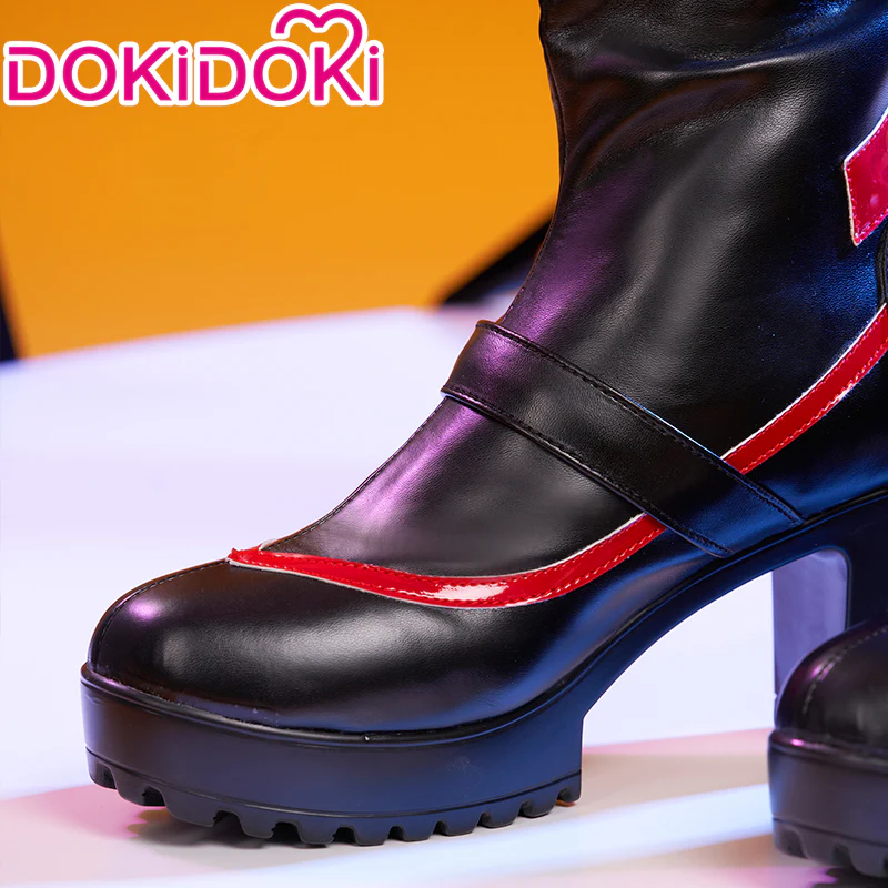 DokiDoki Anime Cosplay Black Shoes - Image 4