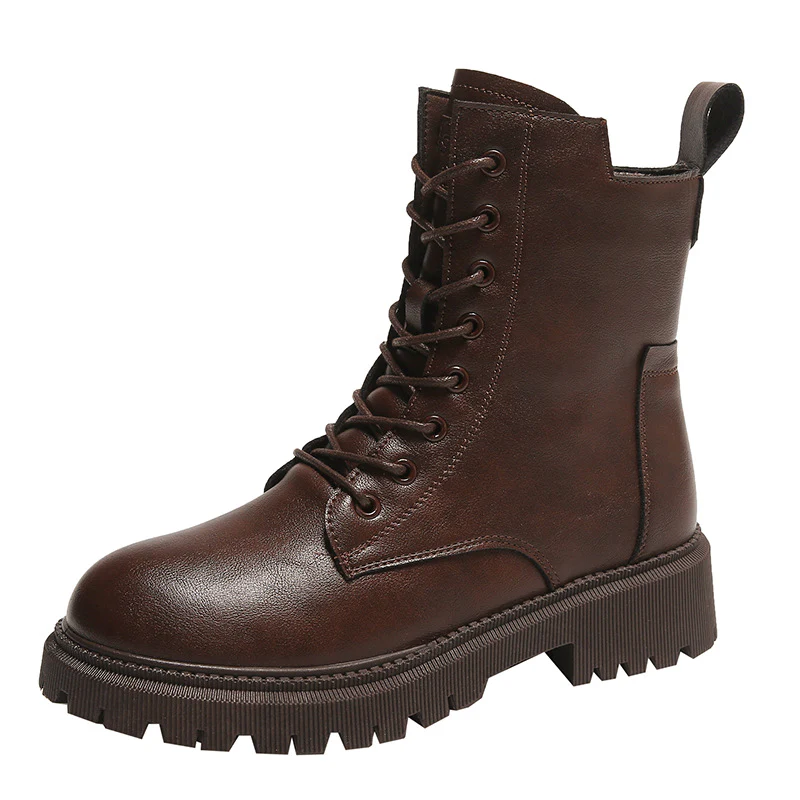 【In Stock】DokiDoki Anime Cosplay Shoes Brown Boots - Image 2