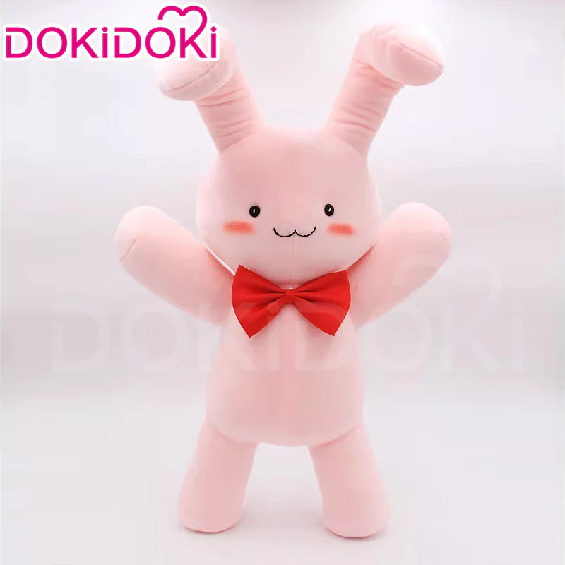 【In Stock】DokiDoki Anime Cosplay Pink Rabbit 40CM Doll Plushie - Image 2