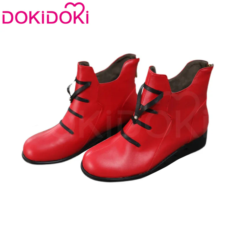 Dokidoki Anime Cosplay Red Male Shoes