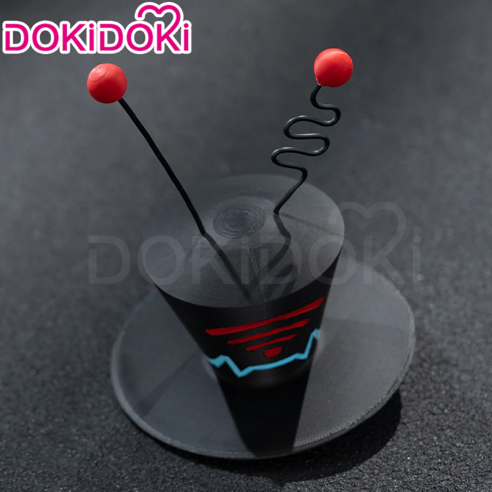【In Stock】DokiDoki Anime Cosplay TV Demon Prop Black Hat Headpiece - Image 2