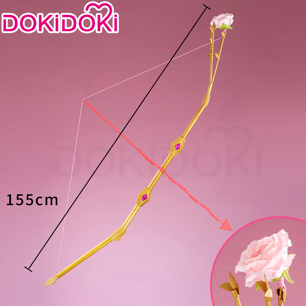 【In Stock】DokiDoki Anime Cosplay Weapon Prop Flower Bow and Arrow
