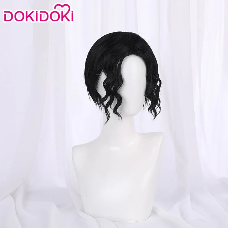 【In Stock】Dokidoki  Anime Cosplay Wig Men Black Short Halloween - Image 3